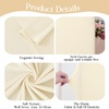 image:imageBeige Arch Backdrop Cover Set of 3 Beige Arch Cover Spandex Wedding Arch Covers Stretchy Backdrop for Bridal Shower Birthday Party Baby Shower Ceremony Event Balloon Arch Stand Covers 4ft 5ft 6ftBeige
