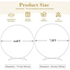 image:imageIvory Round Backdrop Cover 66ft Stretchy Circle Arch Backdrop Cover Wedding Round Arch Cover for Bridal Shower Baby Shower Photo Shoot Balloon Arch Cover Birthday Party Arches Background DecorationsNavy Blue