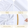 image:imageIvory Round Backdrop Cover 66ft Stretchy Circle Arch Backdrop Cover Wedding Round Arch Cover for Bridal Shower Baby Shower Photo Shoot Balloon Arch Cover Birthday Party Arches Background DecorationsWhite