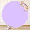 image:imageIvory Round Backdrop Cover 66ft Stretchy Circle Arch Backdrop Cover Wedding Round Arch Cover for Bridal Shower Baby Shower Photo Shoot Balloon Arch Cover Birthday Party Arches Background DecorationsPurple