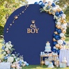 image:imageIvory Round Backdrop Cover 66ft Stretchy Circle Arch Backdrop Cover Wedding Round Arch Cover for Bridal Shower Baby Shower Photo Shoot Balloon Arch Cover Birthday Party Arches Background DecorationsNavy Blue